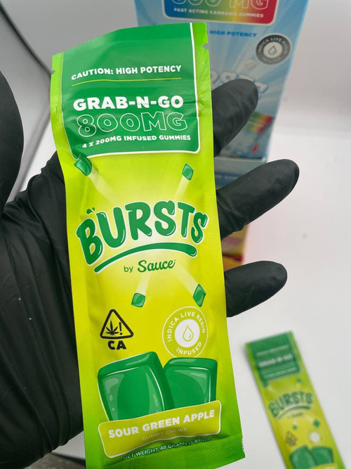 Bursts 800mg — Sour Green Apple