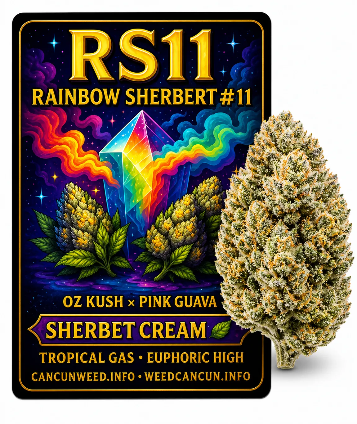 Rainbow Sherbet #11 poster art